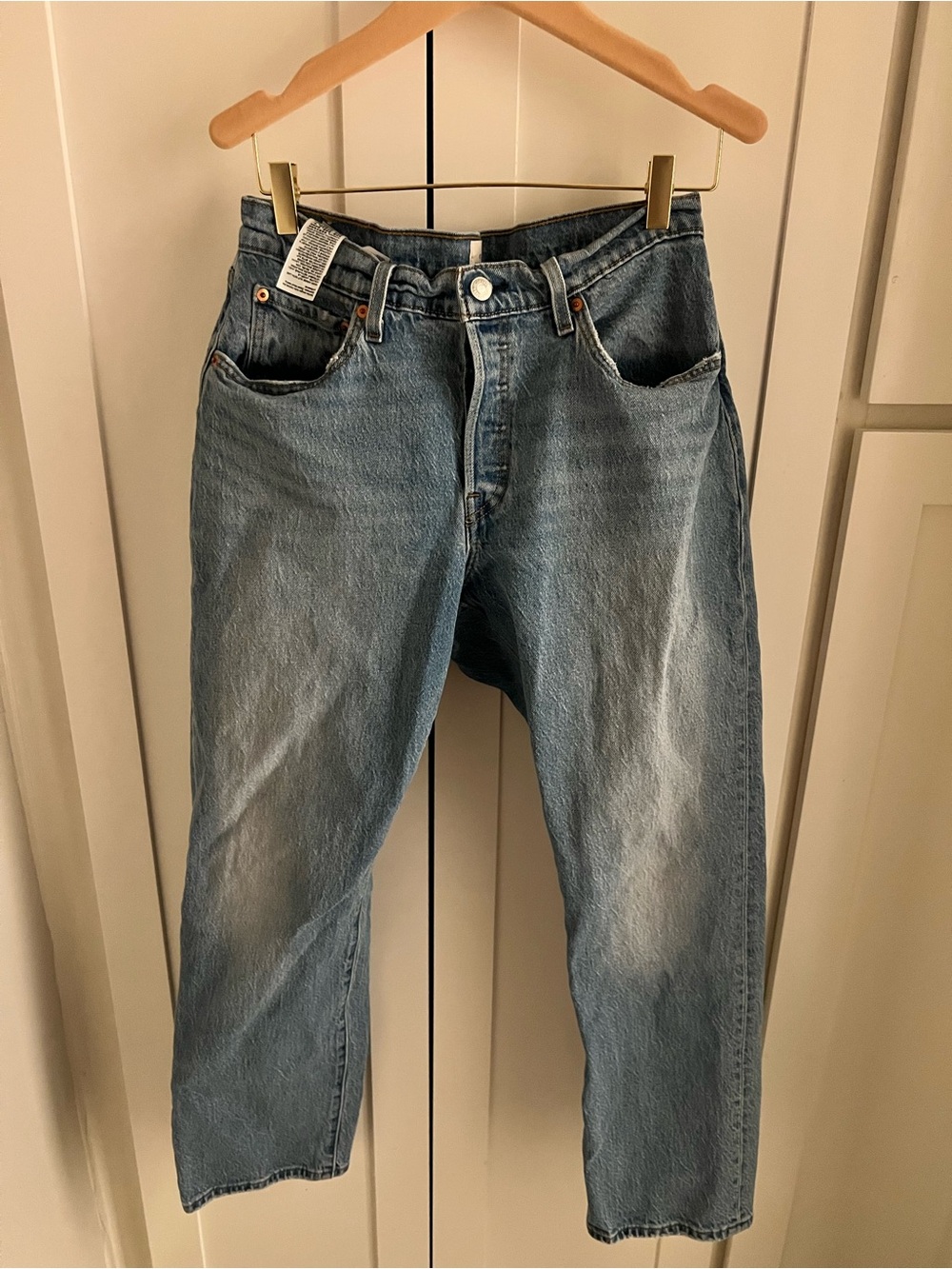 Levi's high rise curve denim